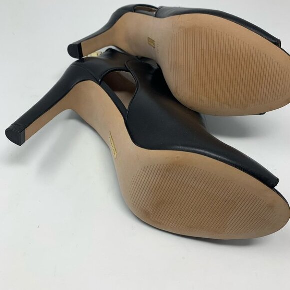 Louise et Cie Lo Ilsabelle Peep Toe Cage Zip Heels - Picture 10 of 10